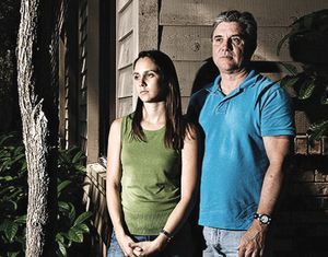 Christie Collbran with Mike Rinder, Florida