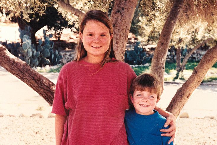 Mike Rinder’s daughter and son, Taryn and Benjamin, 1992