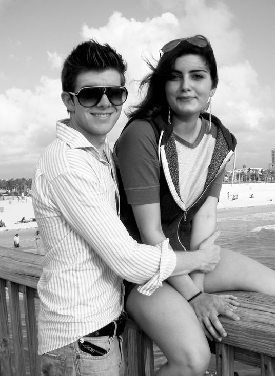 Ben Rinder with his wife on their wedding day, Clearwater, 2010. Ben was in recovery after the Church and its leader enlisted the foremost specialist in malignant melanoma to save his life.