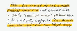 Mike Rinder’s January 29, 2004, admission of his criminal activity