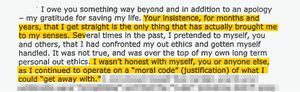 Mike Rinder’s February 20, 2005, admission he did what he could “get away with”