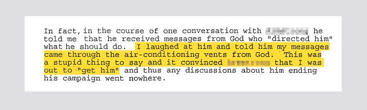 One of Mike Rinder’s admissions of antagonizing and alienating individuals.