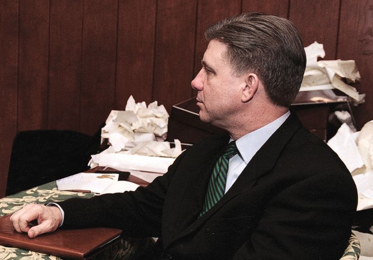 Mike Rinder in 2002, shortly before his history of disasters in Church legal affairs caught up to him.