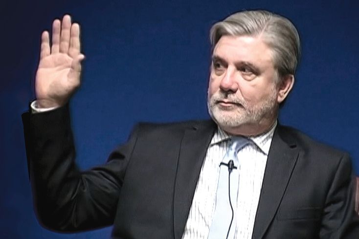 Mike Rinder in deposition, Tampa, Florida, 2015