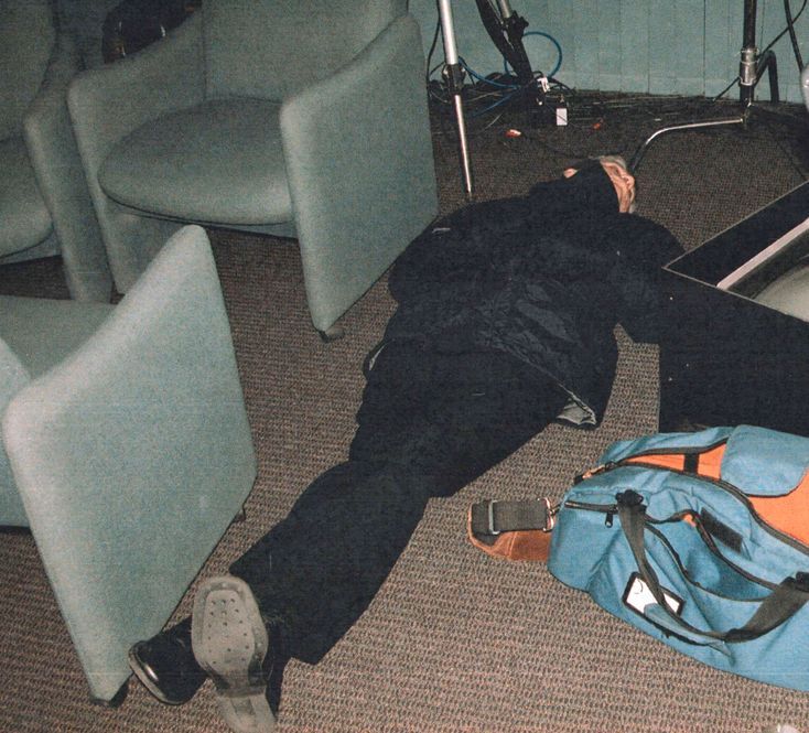 Mike Rinder in the speech rehearsal room, 2005